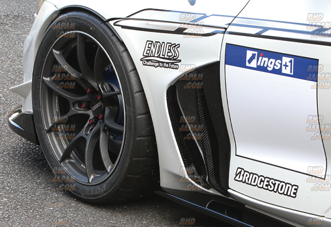 ings N-Spec Wide Aero Fender Kit Front FRP - GR Supra - RHDJapan